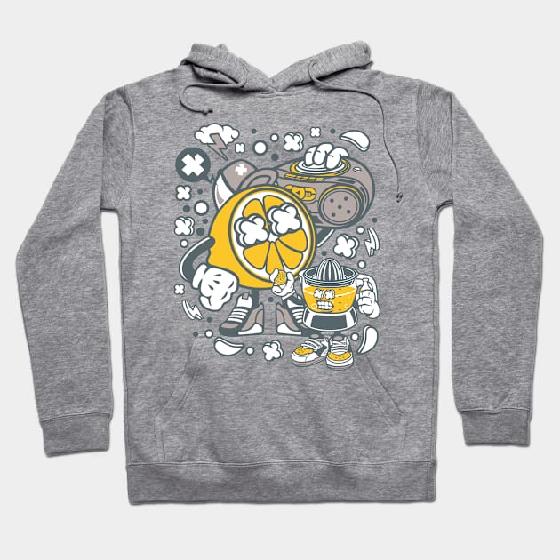 Lemon figure Hoodie by ShirtyLife